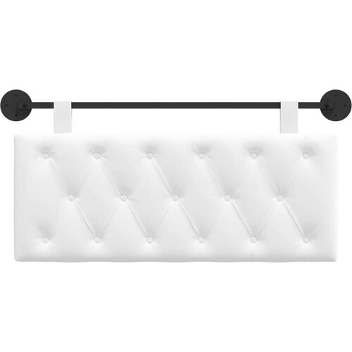  Držeće uzglavlje Zidne Bijeli 110 x 55 x 7 cm tkanina - Bijeli 100 cm bez LED Slike