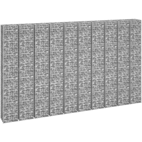 vidaXL Gabionske gredice 4 kom 30 x 30 x 50/100/150/200 cm željezne Cijene