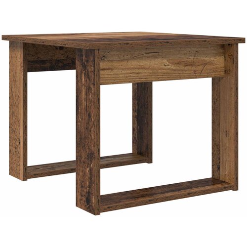  Set stolića za kavu 2 pcs Staro drvo Konstruirano drvo Slike
