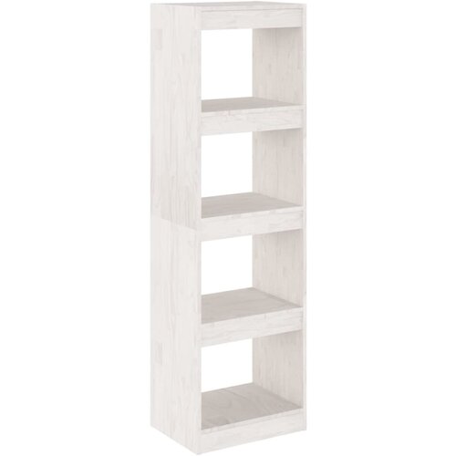 Maison Chic Knjižna omara - Knjižni regal za razdelitev prostora bela 40x30x135,5 cm, (21725615) Cene