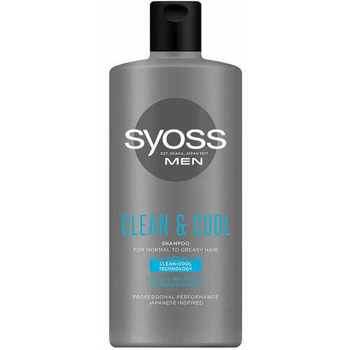 Syoss men šampon za kosu clean&cool 440ml Cene