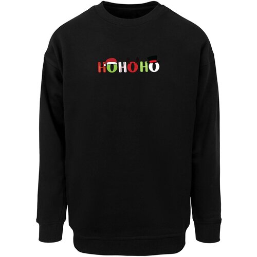 Merchcode Crni božićni džemper Ho Ho Ho Cijene