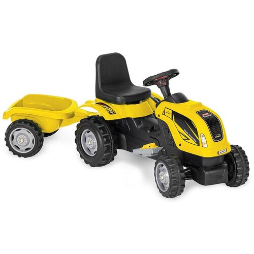 MicroMax Toys MMX Traktor na pedale sa prikolicom na akumulator Žuti Cene