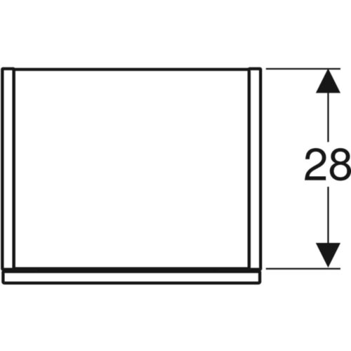 Geberit Ormarić Smyle Square 36x118x29,9 500.361.00.1 Slike