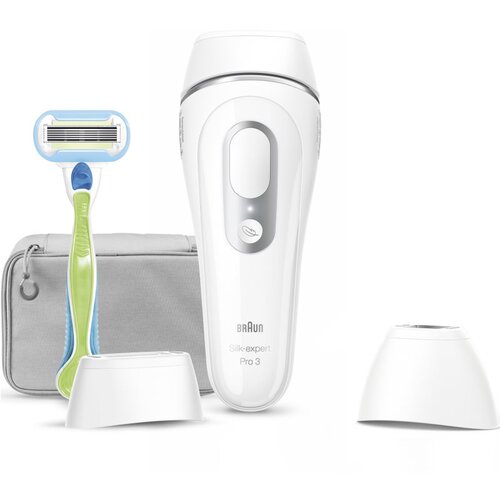 Braun Silk-expert PRO 3 IPL3122 IPL epilator za lice, tijelo, bikini zonu i pazuh 1 kom Slike
