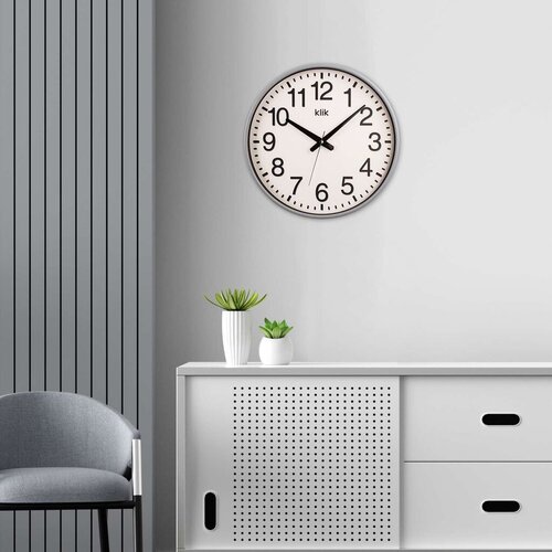 Wallity Zidni sat Simplex, 38x38 cm, Sivi Cene