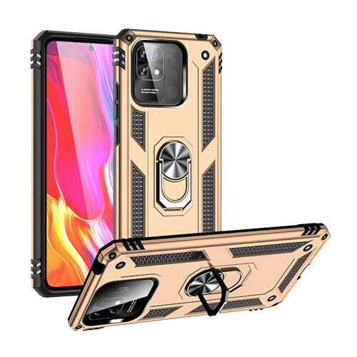  futrola armour sa prstenom za samsung A145 galaxy A14 4G zlatna Slike
