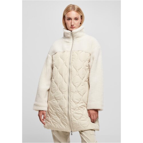 UC Ladies Ladies Oversized Sherpa Quilted Coat softseagrass/whitesand Slike
