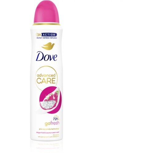 Dove Advanced Care Go Fresh osvježavajući dezodorans za žene Dragon Fruit&amp;amp;Cocconut 150 ml Slike