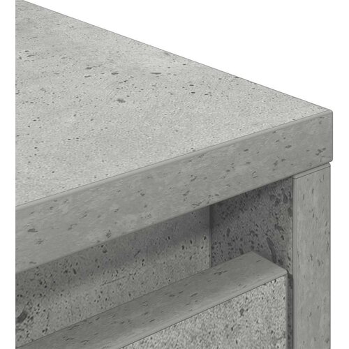 VidaXL Omarica z predalom betonsko siva 55,5x34x119,5cm inženirski les Slike
