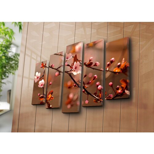 Wallity slika 5PATK-28, 70 x 105 cm, 5 delova Cene