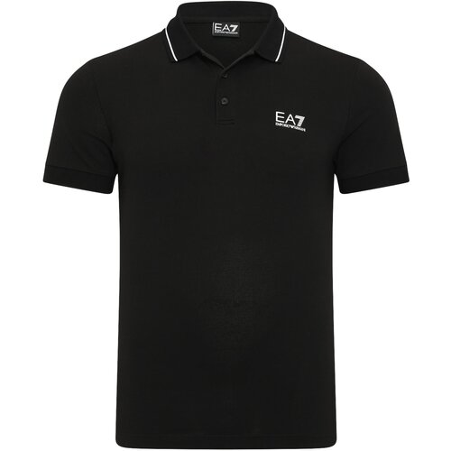 Ea7 Emporio Armani Majica črna / bela Slike