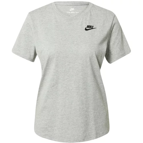 Nike Sportswear Majica 'Club Essential' siva / črna