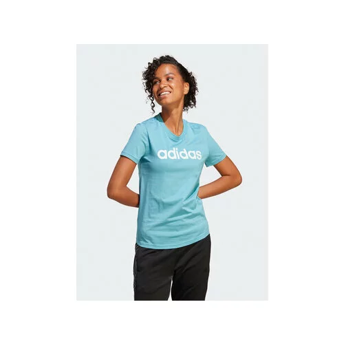 ADIDAS SPORTSWEAR adidas Majica Essentials Slim Logo T-Shirt IC0629 Modra Slim Fit