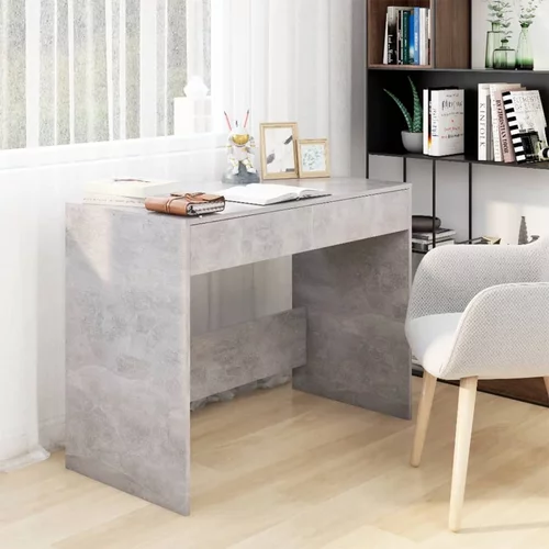  Radni stol siva boja betona 101 x 50 x 76,5 cm od iverice