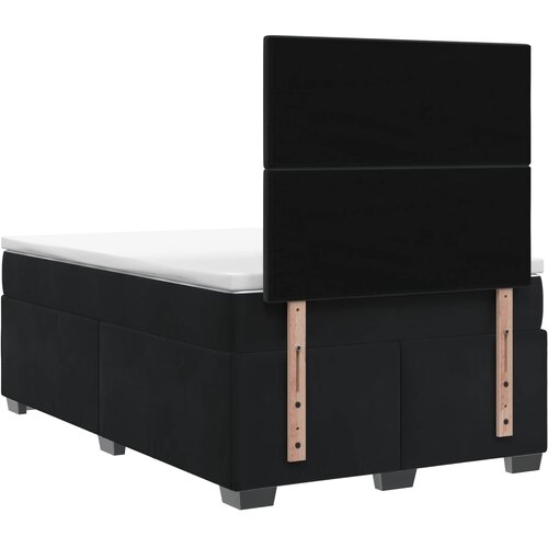  Boxspring krevet s madracem Crna 120 x 190 cm Bar&amp;scaron;un Slike