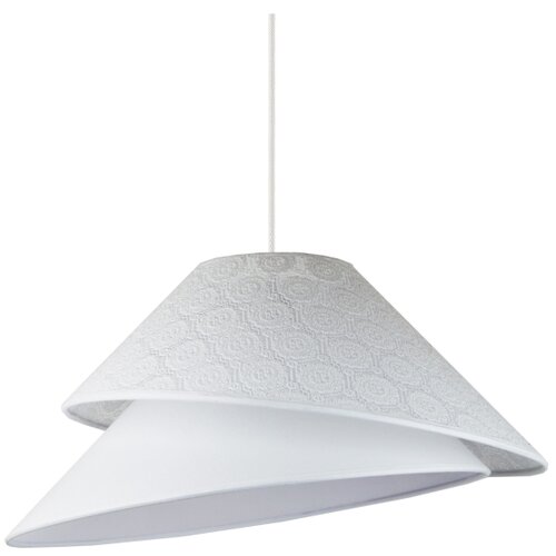  Duolla - Luster na sajli COCO 1xE27/40W/230V, prečnik 50 cm, bela Slike