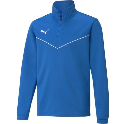 Puma Flis Teamrise 1/4 Zip Top Jr Modra Cene