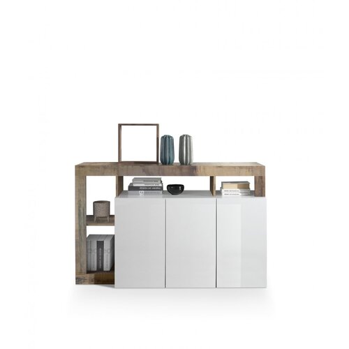 LC Mobili Elegantna bijela komoda s tri vrata HAMBURG 209030-05P Slike