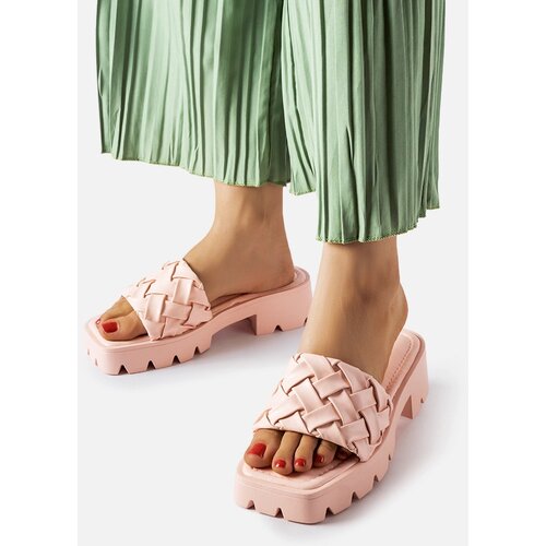 Gemre Pink flip-flops on a tractor sole Lora Cene