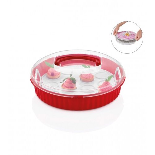 QLUX Kutija za mafine okrugla L-00654 Slike
