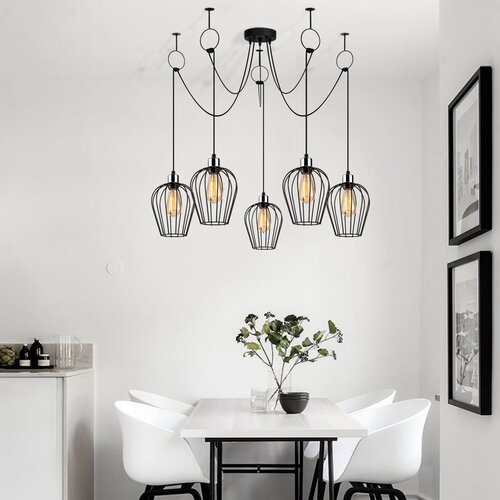 Opviq tel - 6691 black chandelier Slike