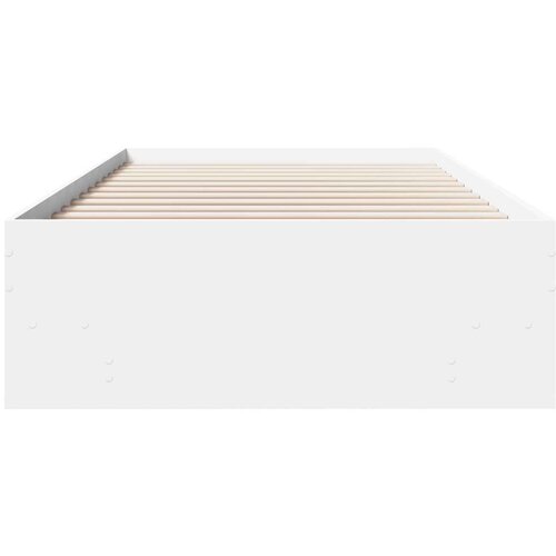 VidaXL okvir za krevet bijeli 100 x 200 cm konstruirano drvo Slike