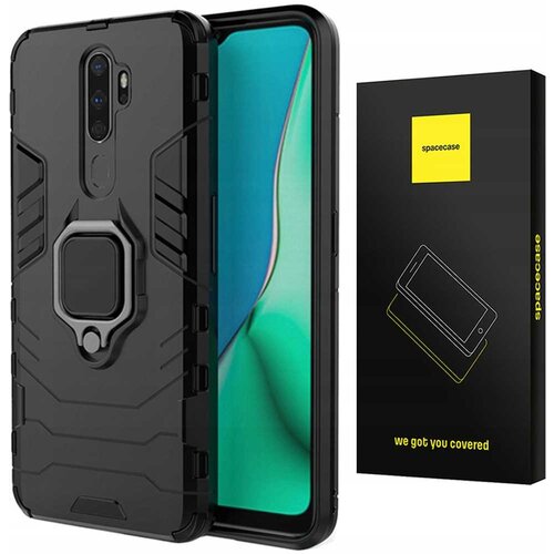Spacecase OVITEK ZA OPPO A5 A9 2020 X-RING ČRN, (21970927) Cene