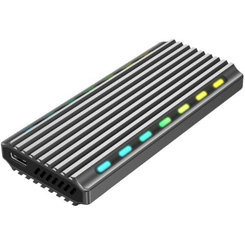 Ext ssd kingston/gembird SNV2S 500GB usb 3.1 nvme, backlighted, aluminum, EE2280-U3C-03 Cene