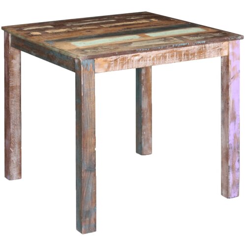  Blagovaonski stol od masivnog obnovljenog drva 80 x 82 x 76 cm Cijene