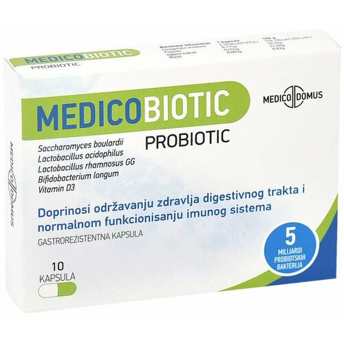 Medicobiotic 500 mg 10 kapsula Cene