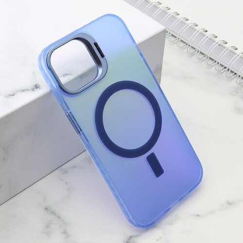 Maska shine magsafe za iphone 14/ plava Slike