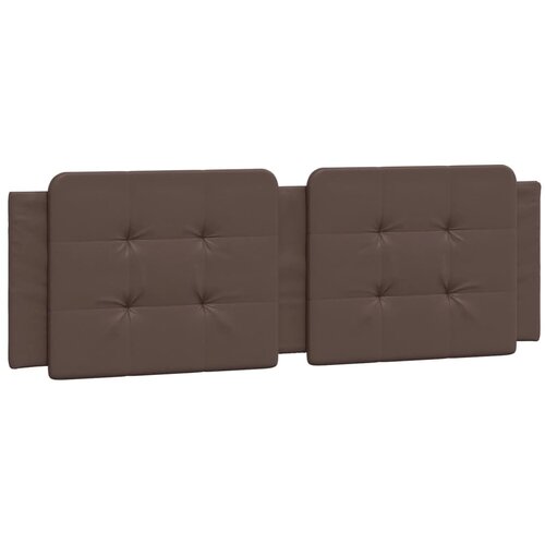 VidaXL Vzglavna stranica rjava 160 cm umetno usnje, (21112323) Slike
