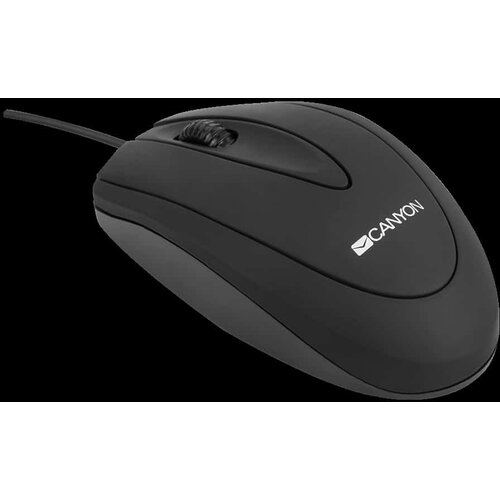 Canyon CM-1 wired optical Mouse with 3 buttons DPI 1000 Black cable length 1.8m 100*51*29mm Cijene