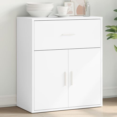  The Living Store Komoda bela 60x31x70 cm inženirski les - Komoda, (21500290) Slike