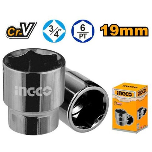 Ingco nasadni ključ (gedora) 3/4&amp;quot; 19 mm HHAST34191, &amp;scaron;estougaoni Slike