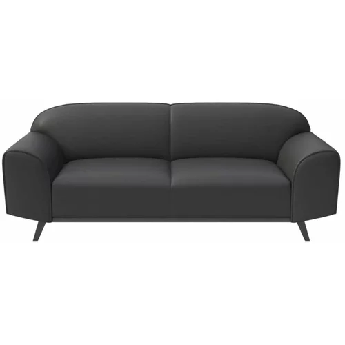 MESONICA Tamno siva kožna sofa 193 cm Nesbo –