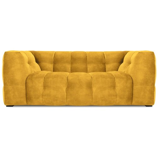 Windsor & Co Sofas Rumena žametna zofa Vesta, 208 cm Cene