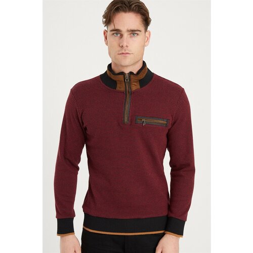 Dewberry 1039 MEN'S SWEATSHIRT-BURGUNDY Cijene