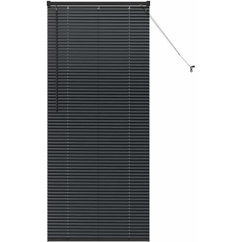 vidaXL Venecijanske žaluzije Črna 175 x 75 cm Aluminij, (5000178456) Cene