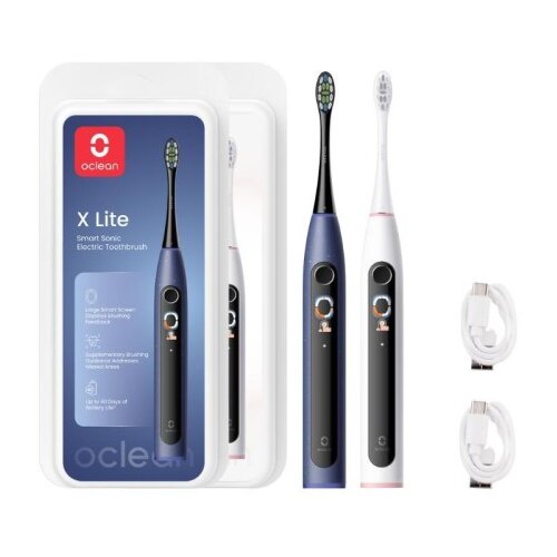 Oclean Električna zobna &scaron;četka X Lite - Duo Temno Modra + Siva, Sonični motor Cene
