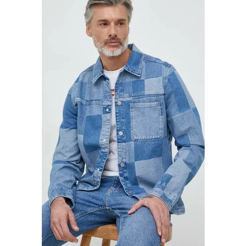 Pepe Jeans Traper košulja Denton za muškarce, regular, s klasičnim ovratnikom