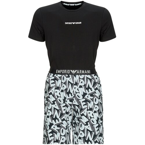 Emporio Armani Pižame &amp;amp; Spalne srajce SHORT PYJAMAS SET Večbarvna Slike
