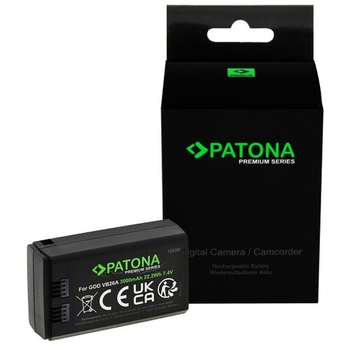 Patona Baterija za Godox VB26 / VB26A / V850III / V1, 3000 mAh Cene