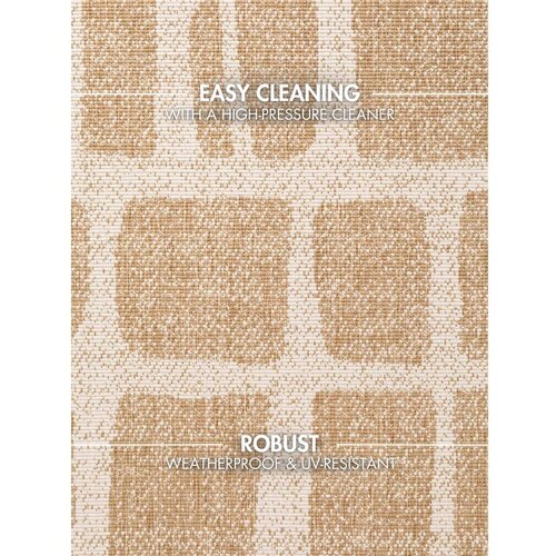 Ted Baker Kremno bela/v naravni barvi notranja in zunanja preproga 120x170 cm Haringey Ruskin &amp;ndash; Slike