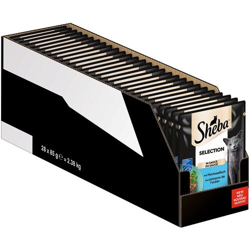 Sheba Ekonomično pakiranje varijacije vrećice 56 x 85 g - Selection in Sauce s morskom ribom Cijene