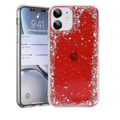 Nillkin silikonski ovitek z bleščicami sparkle za samsung galaxy A02s A025 - rdeč Cene