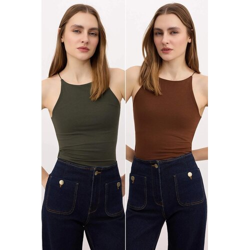 TRENDYOLMILLA Ženski set majici TWOSS25AL00062, Višebojni Cene