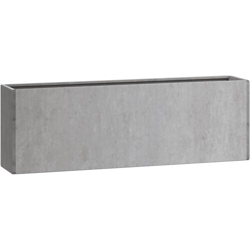  Zidne sadilice 2 kom boja hrđe od čelika COR-TEN 53x10x17 cm Slike