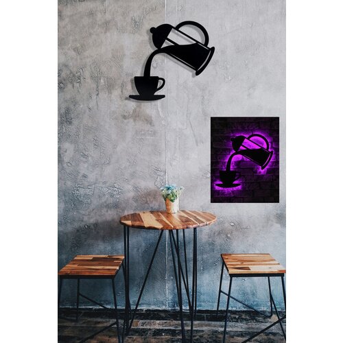 Wallity zidna led dekoracija coffee, 23.5 x 28.5 cm, 22.68 w, roze Slike